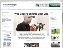 Tablet Screenshot of goerlitzer-anzeiger.de
